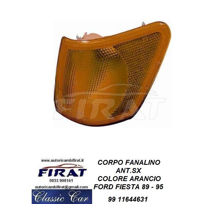 FANALINO FORD FIESTA 89 - 95 ANT.SX ARANCIO - Clicca l'immagine per chiudere